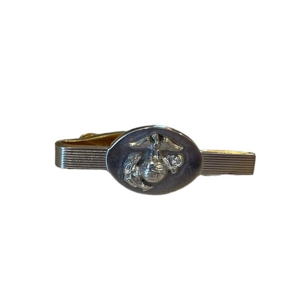Vintage United States Marine Corps Tie Clip Bar Clasp USED
